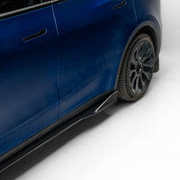 Tesla Model Y V2 Carbon Fiber Side Skirts 2022+