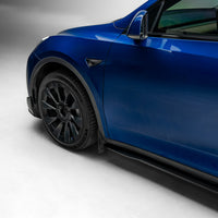Tesla Model Y V2 Carbon Fiber Side Skirts 2022+