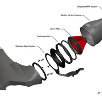 Eventuri Mini JCW Countryman 306HP Carbon Intake with no scoop