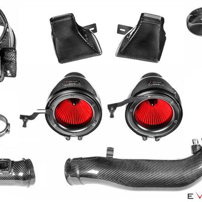 Eventuri BMW F8X M3/M4 V2 Full Black Carbon Intake with Sealed Carbon ducts