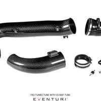 Eventuri Honda FK2 Black Carbon MAF-TUBE and silicone hose