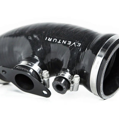 Eventuri Honda FK8 Silicon between Intake and Upgraded Chargepipe