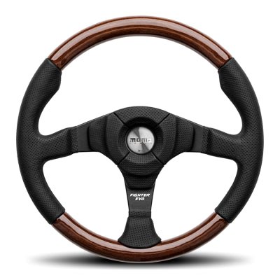 MOMO Fighter Evo Wood 350mm Steering Wheel - VFGHTEVO35W