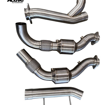 Active Autowerke F150 3.5L Ecoboost Downpipe w GESI G-Sport Cat – 2017-2020 F150 3.5L Ecoboost
