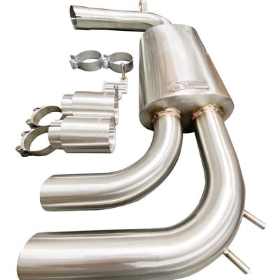 Active Autowerke F30 228i DP Rear Exhaust -black tips – 2012-2016 228i