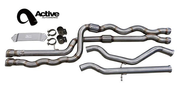 Active Autowerke F8X BMW M3 & M4 Gen 2 Equal Length Mid Pipe (US Patent 11248511, UK and EU patent 3882441)