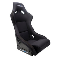 NRG FRP Race Bucket Seat Large - Black Shell/Black Cloth