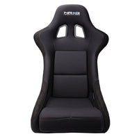NRG FRP Race Bucket Seat Medium - Black Shell/Black Cloth