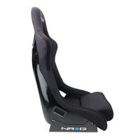 NRG FRP Race Bucket Seat Medium - Black Shell/Black Cloth