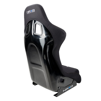 NRG FRP Race Bucket Seat Medium - Black Shell/Black Cloth