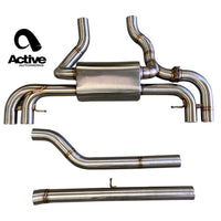 Active Autowerke M340i valved rear exhaust w black tips – G-series M340i M440i