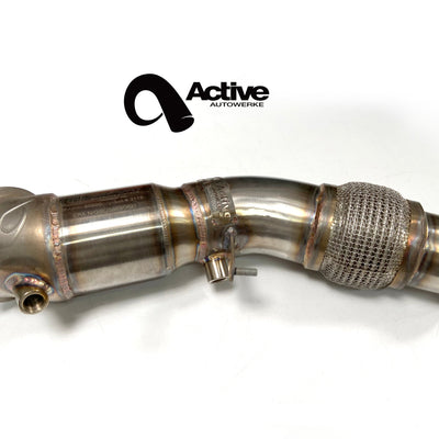 Active Autowerke B48 Downpipe w Active A-flow Cat – 2016+ M230i/330i/430i
