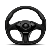 MOMO GT50 2.0 Black Edition Suede Leather 350mm Steering Wheel