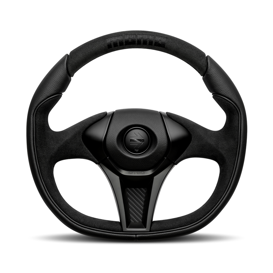 MOMO GT50 2.0 Black Edition Suede Leather 350mm Steering Wheel