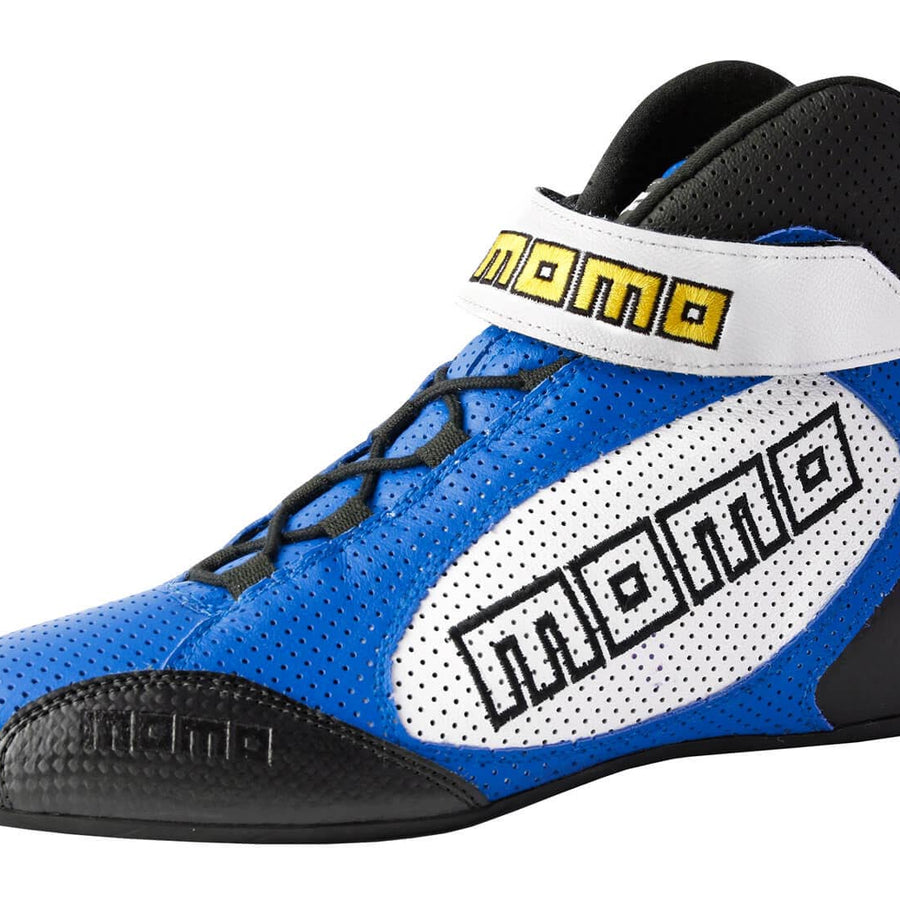 MOMO GT Pro Blue FIA Approved Race Boots Size 41