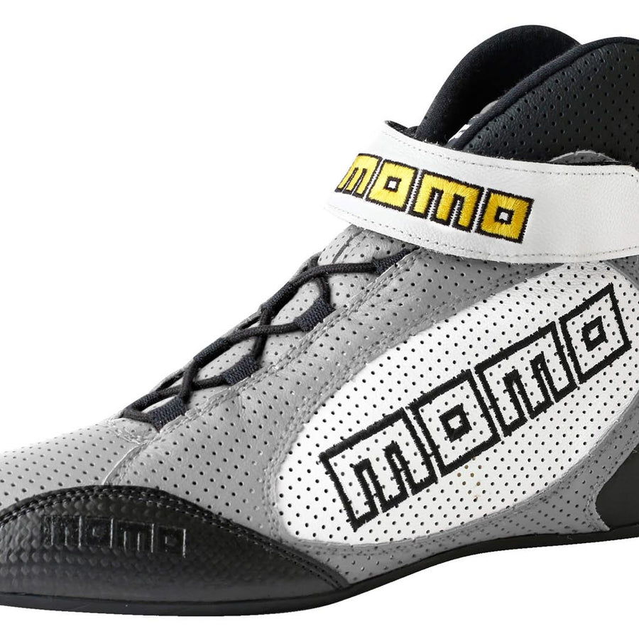 MOMO GT Pro Grey FIA Approved Race Boots Size 45
