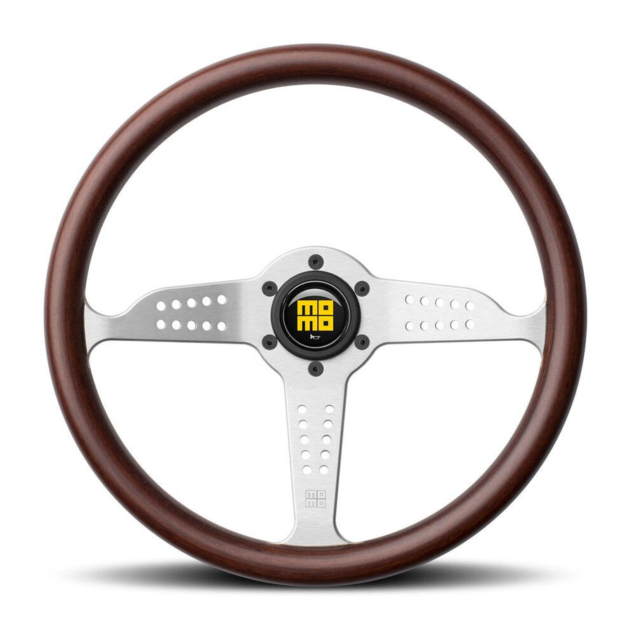 MOMO Heritage Grand Prix Silver 350mm Steering Wheel - VGRPRIXMZ350