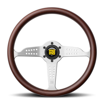 MOMO Heritage Grand Prix Silver 350mm Steering Wheel - VGRPRIXMZ350