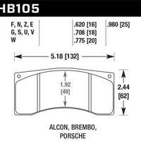Hawk Performance DTC-30 Front Brake Pads