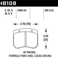 Hawk Performance HT-10 Brake Pads
