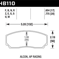 Hawk Performance HPS 5.0 Front Brake Pads