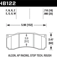 Hawk Performance HPS 5.0 Front Brake Pads