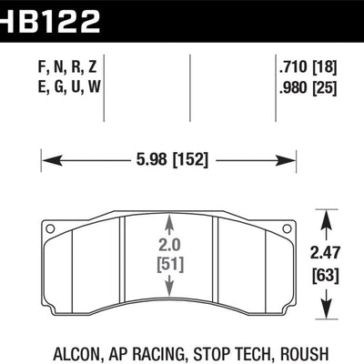 Hawk Performance DTC-30 Front Brake Pads
