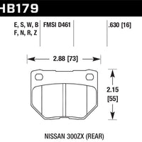 Hawk Performance HPS Street Rear Brake Pads