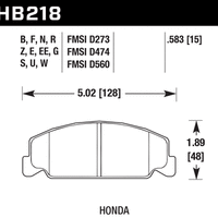 Hawk Performance HP+ Brake Pads