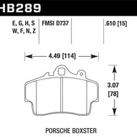 Hawk Performance DTC-60 Front Brake Pads