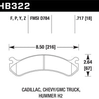 Hawk Performance Super Duty Front Brake Pads