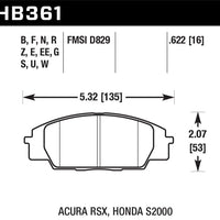 Hawk Performance DTC-60 Front Brake Pads
