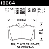 Hawk Performance HPS 5.0 Pads