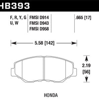 Hawk Performance HP+ Front Brake Pads - OPEN BOX