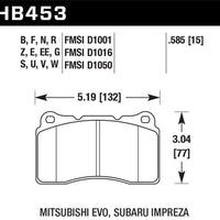 Hawk Performance Ceramic Front Brake Pads