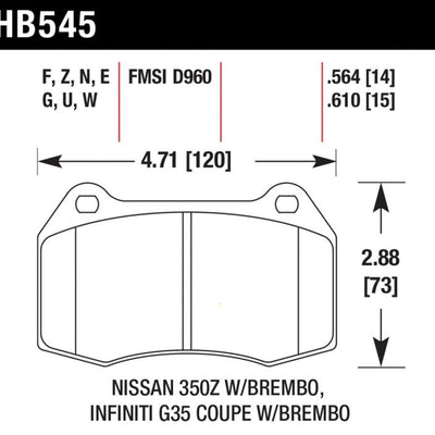 Hawk Performance DTC-30 Front Brake Pads