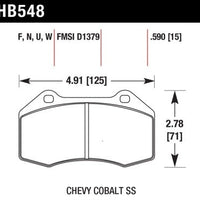 Hawk Performance Pads HP+