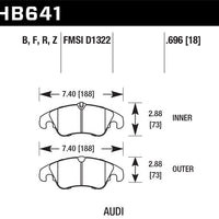 Hawk Performance Ceramic Front Brake Pads