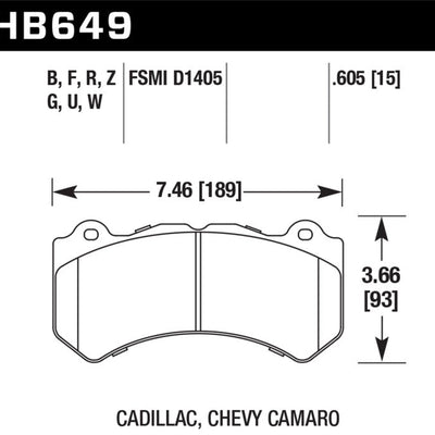 Hawk Performance DTC-30 Front Brake Pads