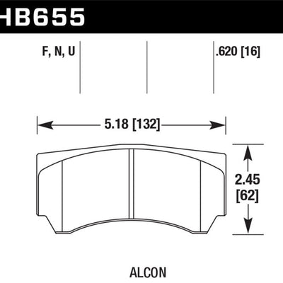Hawk Performance HP+ Front/Rear Brake Pads