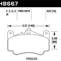 Hawk Performance DTC-30 Front Brake Pads