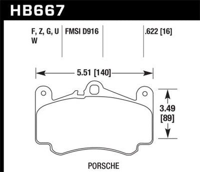 Hawk Performance DTC-30 Front Brake Pads