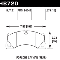 Hawk Performance Ceramic Front Brake Pads