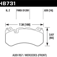 Hawk Performance Ceramic Front Brake Pads