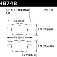 Hawk Performance HPS 5.0 Front Brake Pads
