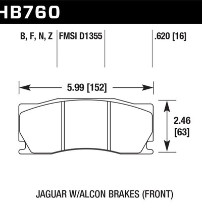 Hawk Performance Ceramic Brake Pads