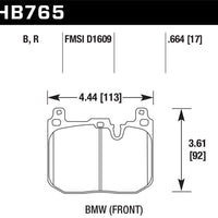 Hawk Performance DTC-30 Front Brake Pads