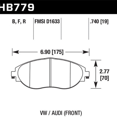Hawk Performance DTC-30 Front Brake Pads