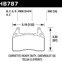 Hawk Performance HPS 5.0 Front Brake Pads