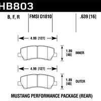 Hawk Performance HP+ Rear Brake Pads